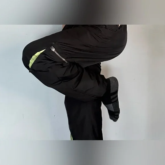 Black Windbreaker Joggers - Picture 3 of 5